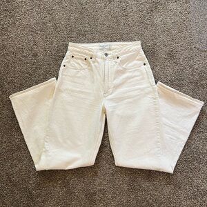 A&F White/cream Jeans
